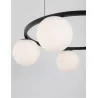 LUCES UBEDA LE41805 czarna lampa wisząca LED 40W 50cm 3200K