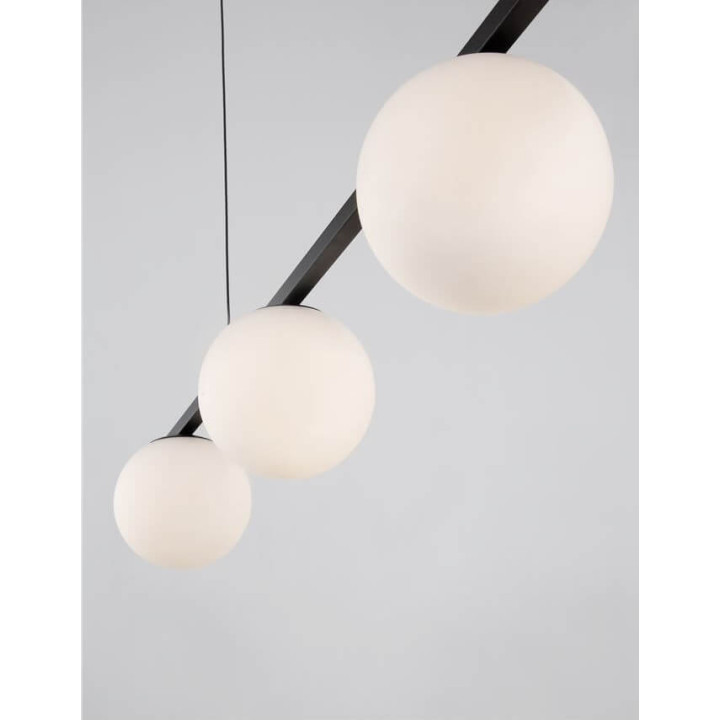 LUCES UBEDA LE41806 czarna wisząca lampa listwa LED 32W 3200K