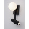 LUCES UBEDA LE41807 black LED wall lamp 5W + 3W for the bedroom