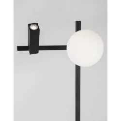 LUCES UBEDA LE41809 czarna lampa stojąca podłogowa LED 150cm