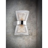 LUCES YOPAL LE41834 elegant wall lamp chrome + glass 2xG9