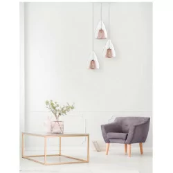 LUCES YUMBO LE41839 pendant chrome + rose gold 3xG9