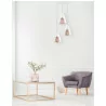 LUCES YUMBO LE41839 pendant chrome + rose gold 3xG9