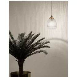 LUCES AHIGAL LE41851 złota lampa wisząca vintage 1xE14