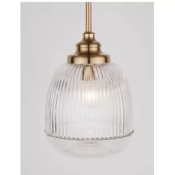 LUCES AHIGAL LE41851 złota lampa wisząca vintage 1xE14