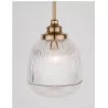 LUCES AHIGAL LE41851 złota lampa wisząca vintage 1xE14