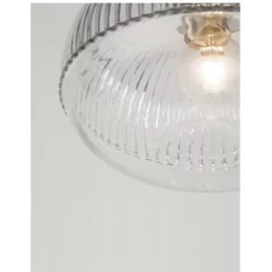 LUCES AHIGAL LE41852 złota wisząca styl vintage, grube szkło 1xE14