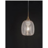 LUCES ALCALA LE41854 lampa wisząca vintage złoty + szkło 1xE27