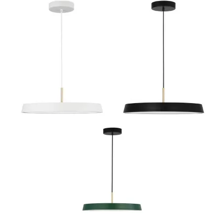 LUCES CORUNA LE41975/6/7 pendant lamp LED 41W white, black, green