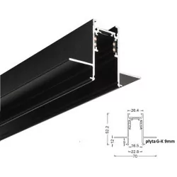 OXYLED MULTILINE szynoprzewód magnetyczny podtynkowy 48V