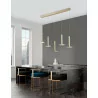 LUCES ESQUEL LE41993 pendant 107cm LED 53W brass 3000K