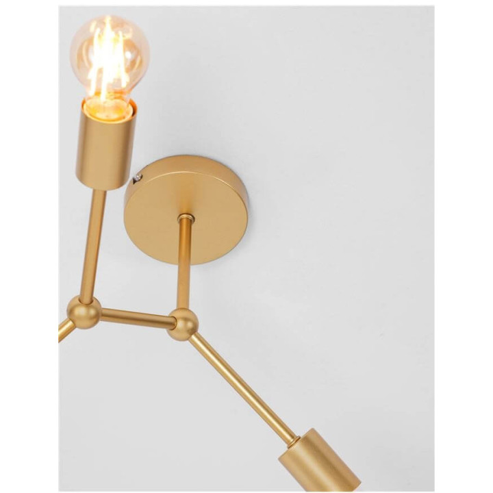 LUCES CUMANA LE41986 Ceiling lamp brass 3xLED E27