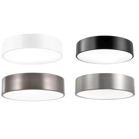 LUCES HERVAS LE42043 round ceiling E27 white, black, gray