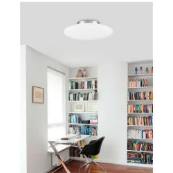 LUCES LIBANO LE42078 / 9 ceiling lamp, white glass E27