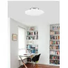 LUCES LIBANO LE42078 / 9 ceiling lamp, white glass E27