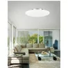 LUCES LIBANO LE42078 / 9 ceiling lamp, white glass E27