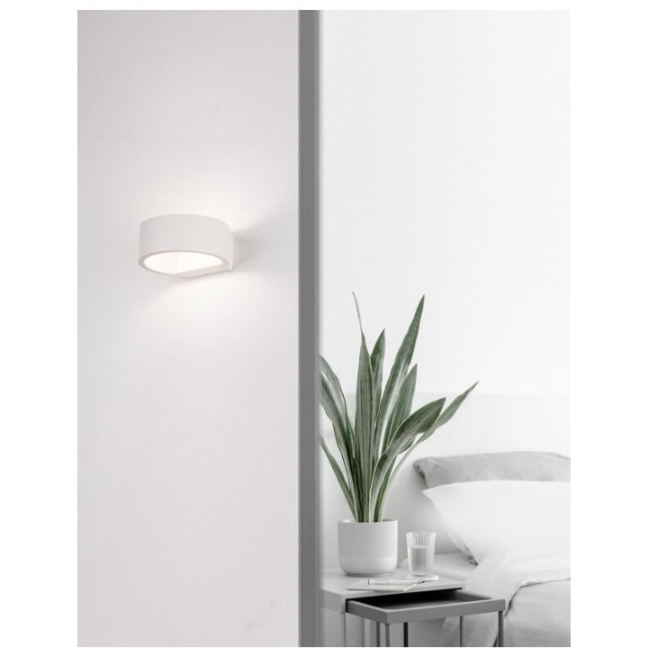 LUCES TUMACO LE42200 p&oacute;łokrągły biały kinkiet LED 6W 3000K