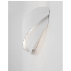 LUCES TOLEDO LE42203/4 biały, półokrągły kinkiet LED 20cm, 28cm