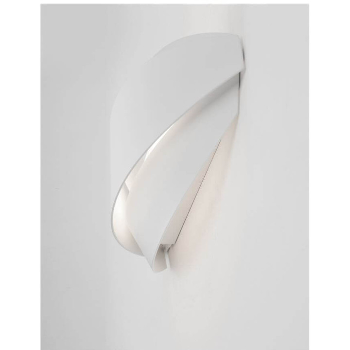 LUCES TOLEDO LE42203/4 biały, p&oacute;łokrągły kinkiet LED 20cm, 28cm