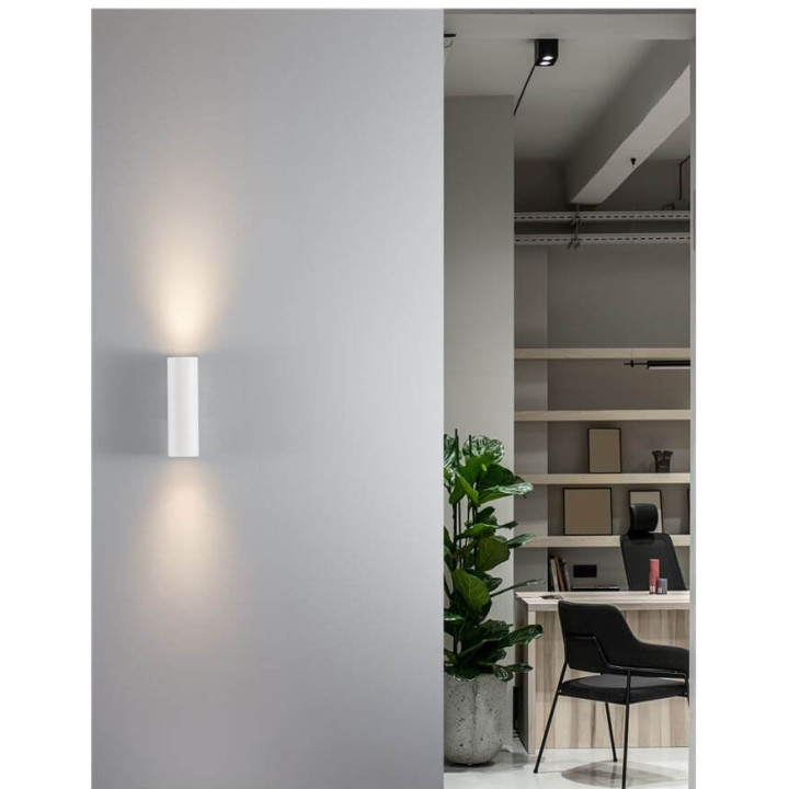 LUCES VALERA LE42205/6 kinkiet g&oacute;ra/d&oacute;ł 2xGU10 biały, czarny