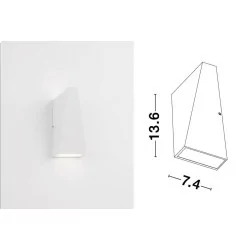 LUCES VENADO LE42207/8 LED wall light IP54 6W white, black