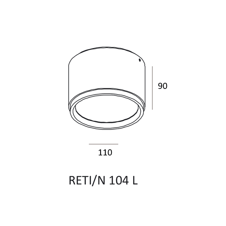 Surface mounted LED ELKIM RETI 105
