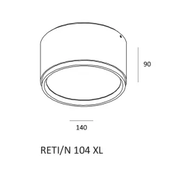 Surface mounted LED ELKIM RETI 106