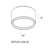 Surface mounted LED ELKIM RETI 106