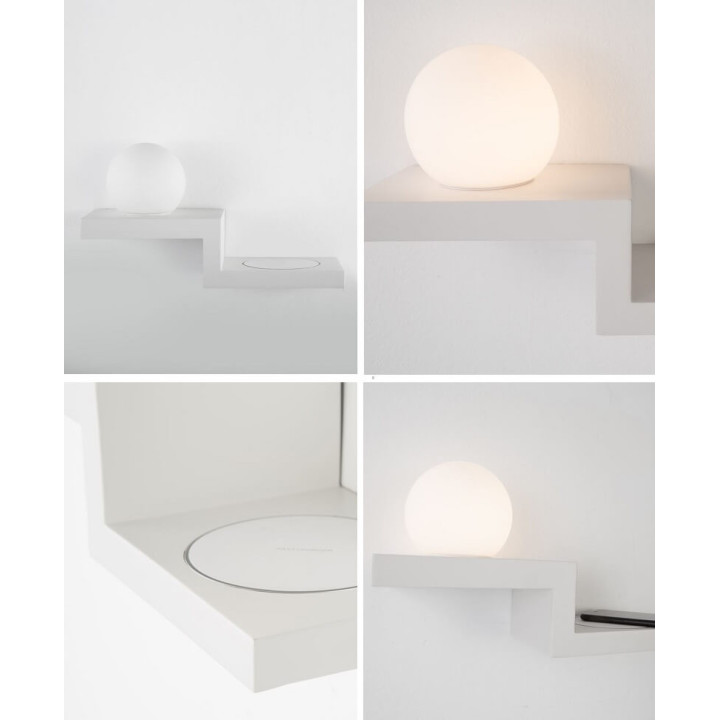 Wall lamp with an inductive charger LUCES AGUAZUL LE42228