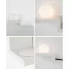 LUCES AGUAZUL LE42228 Wall lamp with an inductive charger