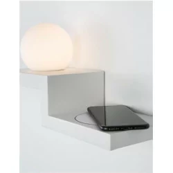 LUCES AGUAZUL LE42228 Wall lamp with an inductive charger