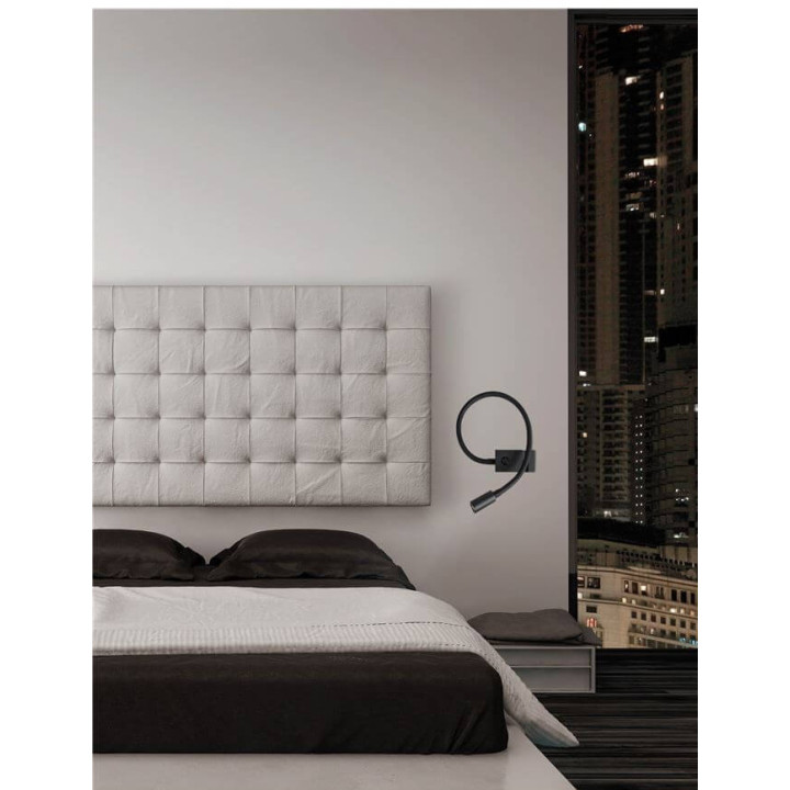 LUCES ANATUYA LE42230/1 kinkiet ścienny LED 3W biały czarny