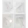 LUCES ARMENIA LE42237/8 3W white or black LED wall lamp