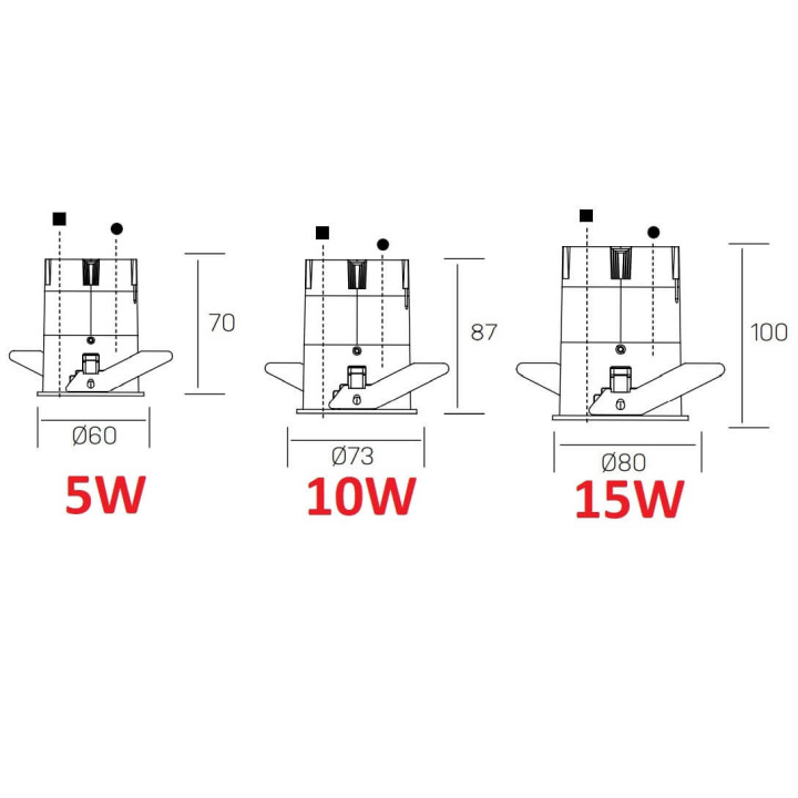 Kohl VERSUS K51100 oprawa wpuszczana LED
