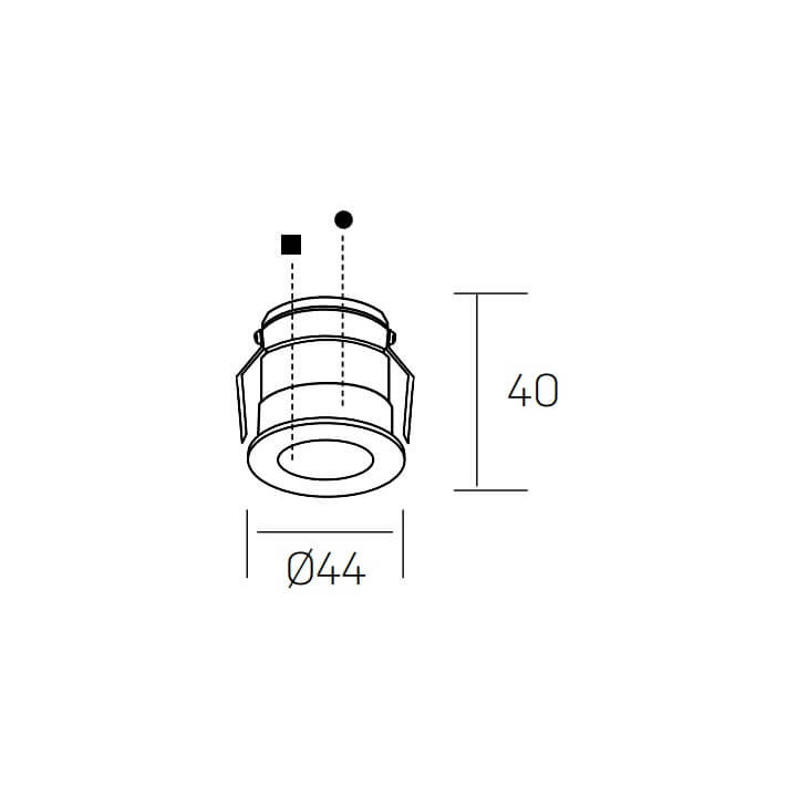 Kohl VERSUS litl K51103.01.RF oprawa wpuszczana LED 3W