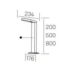 KOHL MIKE FLOOR K60700 lampa zewnętrzna LED IP54