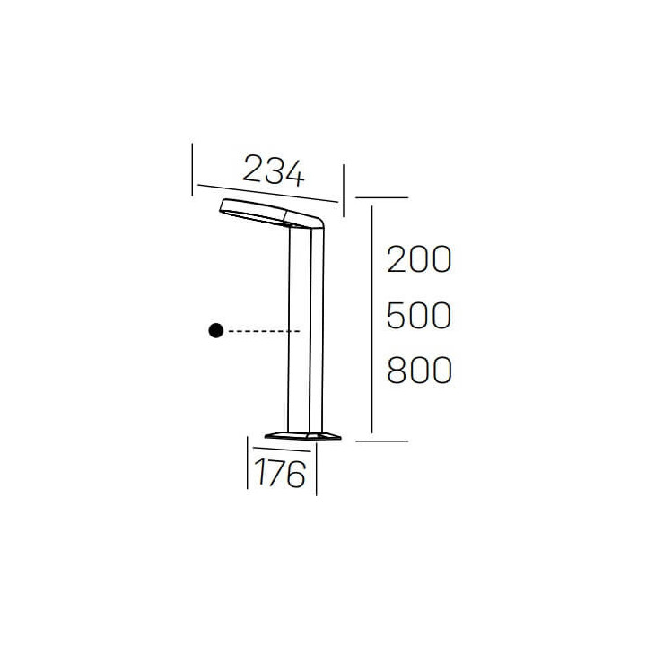 KOHL MIKE FLOOR K60700 lampa zewnętrzna LED IP54