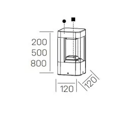 KOHL WAY FLOOR K60400 lampa zewnętrzna LED 9W