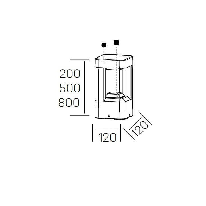 KOHL WAY FLOOR K60400 lampa zewnętrzna LED 9W