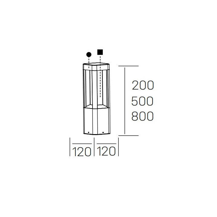 KOHL SENDA Floor K60500 lampa zewnętrzna LED 9W
