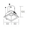 Kohl NOON SQ K50805 oprawa wpuszczana LED 10W