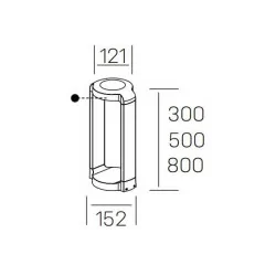 KOHL GRUBI floor K60200 garden lamp LED