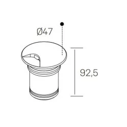 KOHL ONIK IP65 K60102  recessed elevation LED lamp 3W one direction