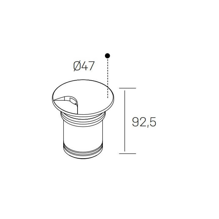 KOHL ONIK IP65 K60102 elewacyjna wpuszczana LED 3W
