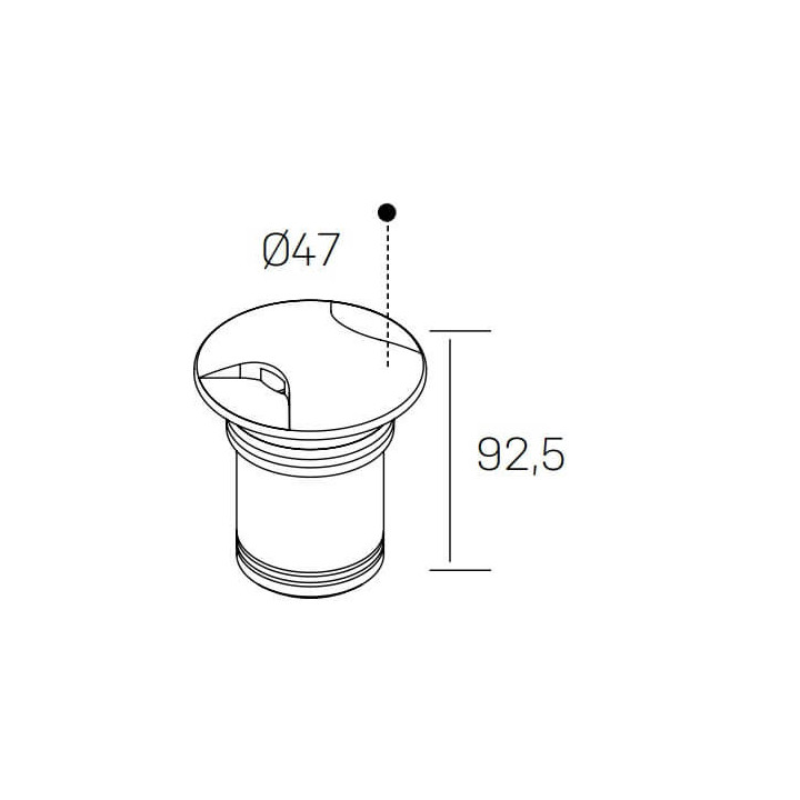 KOHL ONIK DUE IP65 K60103 recessed elevation LED lamp 3W