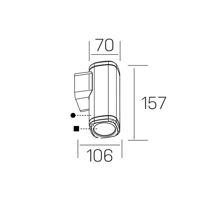 KOHL K60006 SAFIRO kinkiet zewnętrzny LED IP54