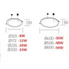 Downlight KOHL lighting TRIM K50250 3000K, 4000K