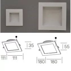 Downlight Kohl TINA K50415 recessed SQUARE