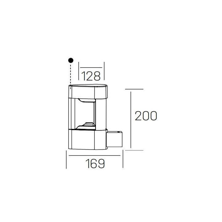 Outdoor wall light KOHL ESTI K60301 IP54 9W