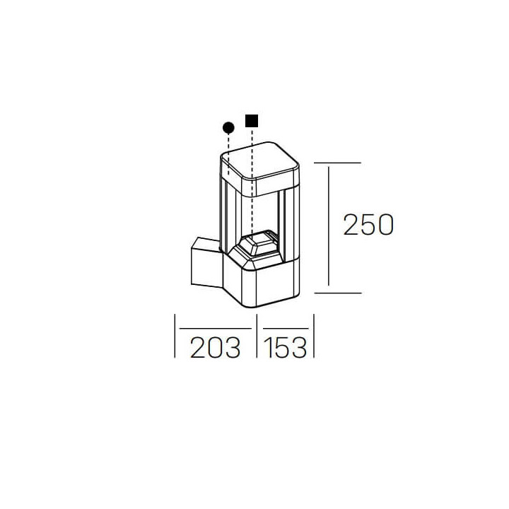 Outdoor wall light KOHL WAY K60401 IP54 9W